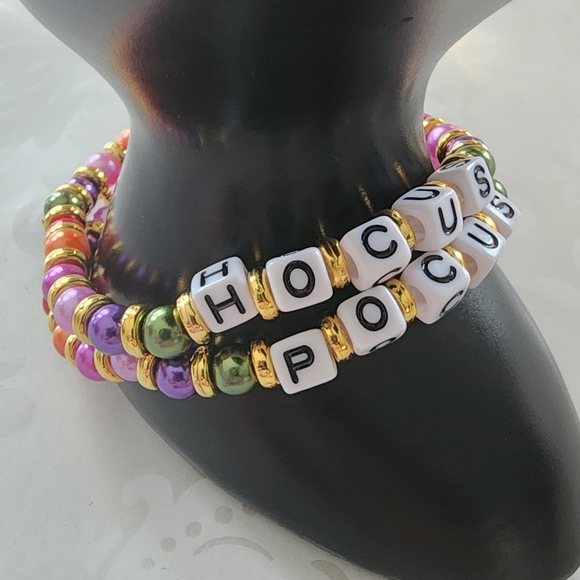 Hocus Pocus Beaded Stretch Bracelets - Picture 3 of 12